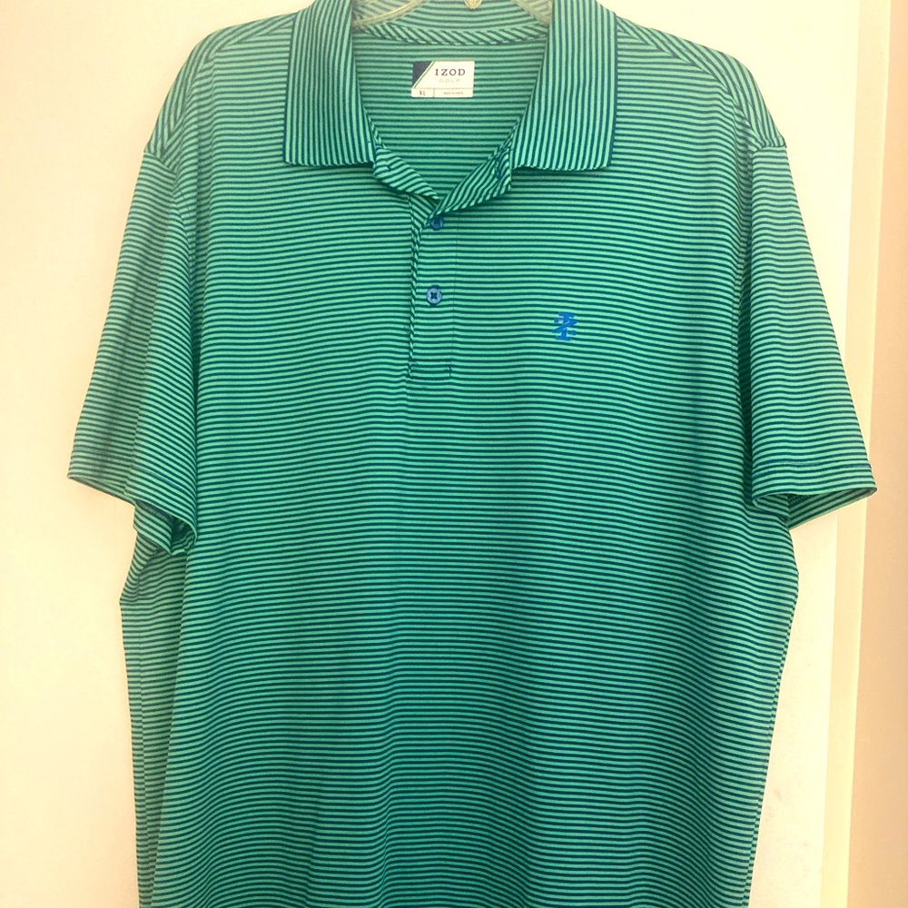 IZOD green golf shirt